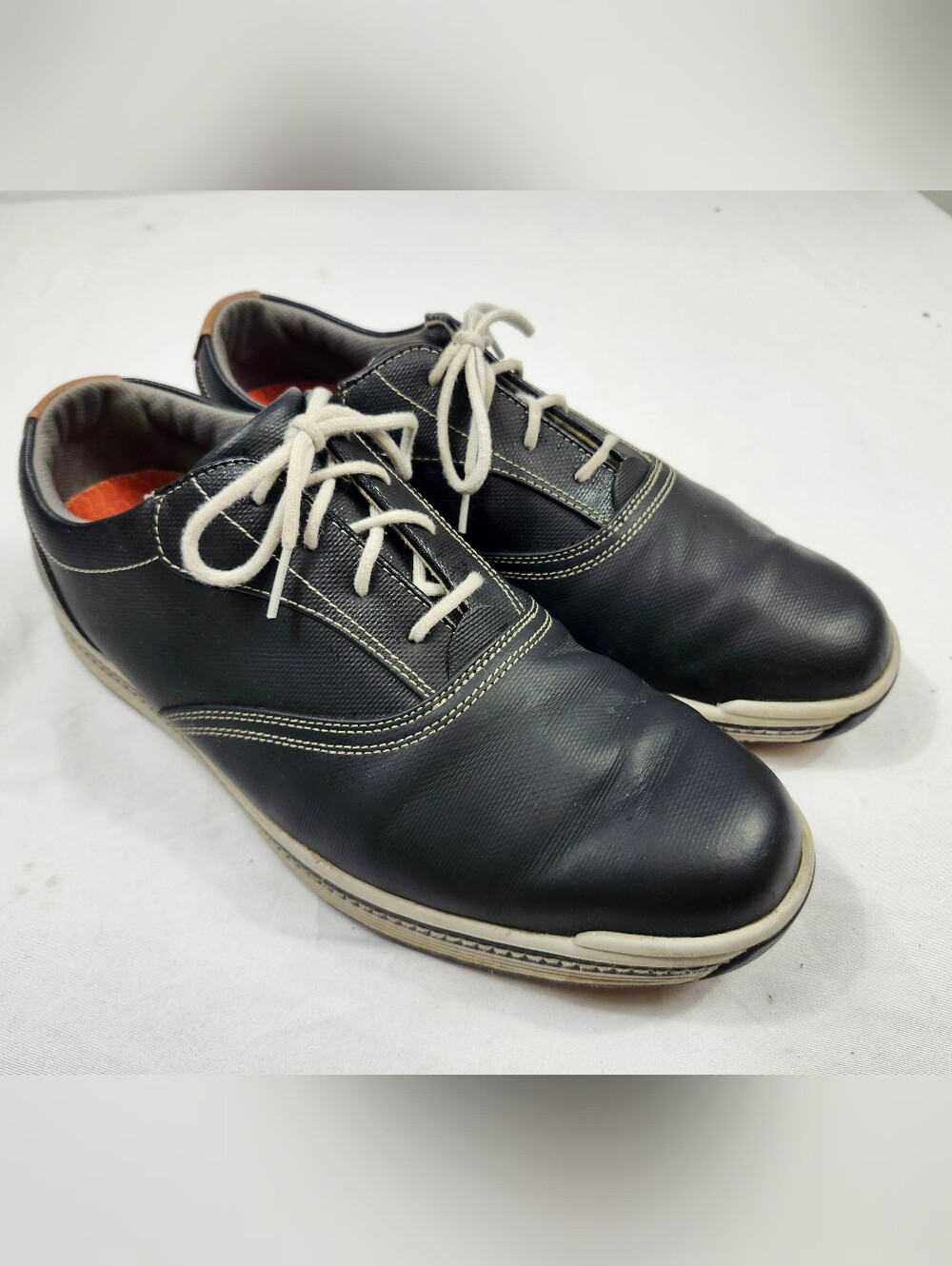 FootJoy Contour Men's 10.5 M Black Golf Soft Spikes Or Casual Shoes